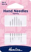 Tapestry Hand Needles, 6 pack, size 24